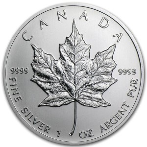 1oz Canadian Silver Maple Leaf