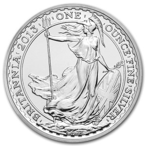 1oz Great Britain Silver Britannia (2013+)