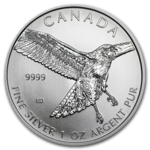 1oz Canada Silver Birds of Prey Series