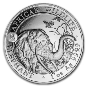 1oz Somalia Silver Elephant Series